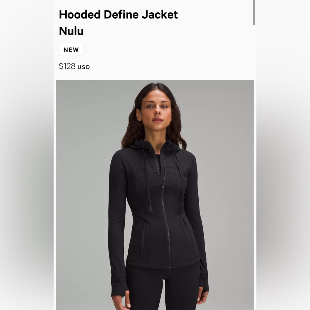 Lululemon Define Hooded Jacket